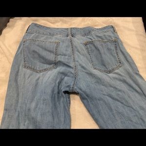Gap ultra low rise cropped jeans size 12